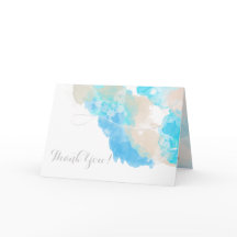 Waterverf Butterfly Ocean Shore Dank u