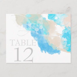 Waterverf Butterfly Ocean Shore Table Kaart