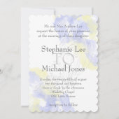 Waterverf Butterfly Periwinkle Weddenschap Kaart (Achterkant)