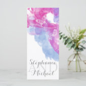 Waterverf Butterfly Raspberry Bliss Program Rack Programmakaart (Staand voorkant)