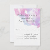 Waterverf Butterfly Raspberry Bliss RSVP (Achterkant)