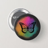 Waterverf Butterfly Ronde Button 5,7 Cm (Voorkant /achterkant)