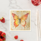 Waterverf Butterfly Servet (Insitu)