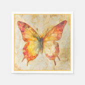 Waterverf Butterfly Servet (Voorkant)