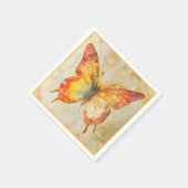 Waterverf Butterfly Servet (Hoek)