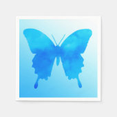 Waterverf Butterfly - Shades of Sky Blue Servetten (Voorkant)