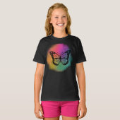 Waterverf Butterfly T-shirt (Voorkant volledig)