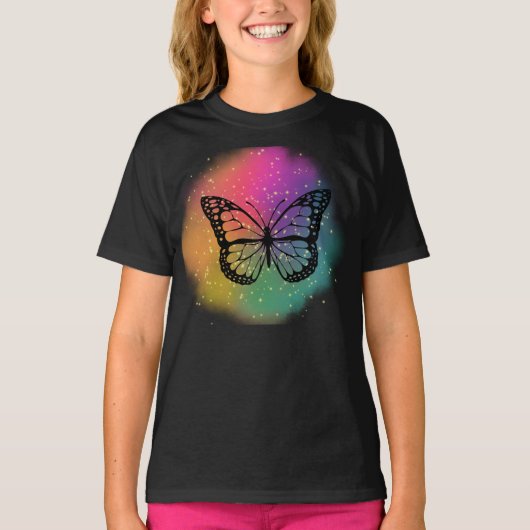 Waterverf Butterfly T-shirt (Voorkant)