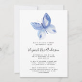 Waterverf Butterfly Viering Life Memorial Kaart (Voorkant)