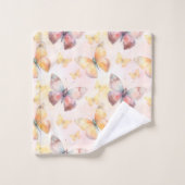 Waterverf Butterfly Whimsy Bad Handdoek (Wasdoekje)
