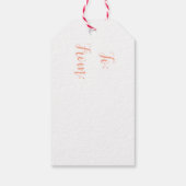 Waterverf Butterfly Whimsy Cadeaulabel (Achterkant)