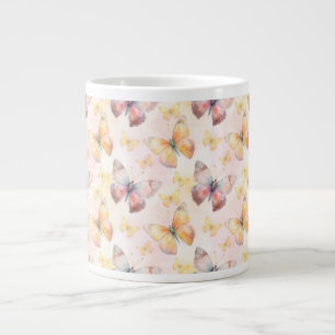 Waterverf Butterfly Whimsy Grote Koffiekop