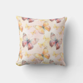 Waterverf Butterfly Whimsy Kussen