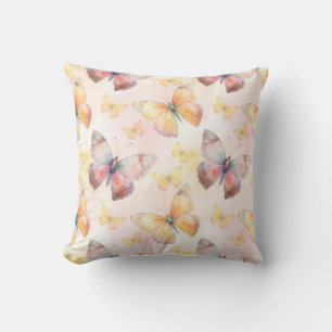 Waterverf Butterfly Whimsy Kussen