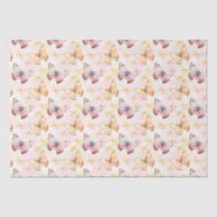 Waterverf Butterfly Whimsy Tissuepapier