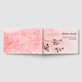 Waterverf bwash en tak Japandi bruiloft Gastenboek (Volledig)