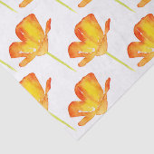 Waterverf CA Klaproos Patroon Tissuepapier (Detail)