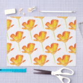 Waterverf CA Klaproos Patroon Tissuepapier (Craft)