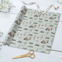 Waterverf Cabine Bos Naadloos Patroon