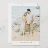 Waterverf Cabo San Lucas Mexico Save the Date Kaart (Achterkant)