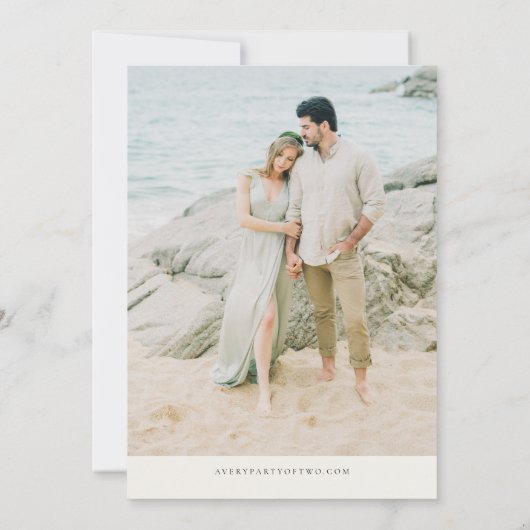 Waterverf Cabo San Lucas Mexico Save the Date Kaart (Achterkant)