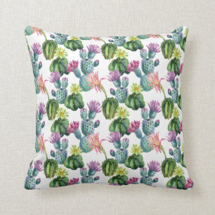 Waterverf Cacti Art Pattern Kussen