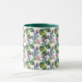 Waterverf Cacti Art Pattern Mok (Midden)