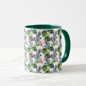 Waterverf Cacti Art Pattern Mok (Voorkant rechts)