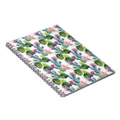 Waterverf Cacti Art Pattern Notitieboek (Rechterzijde)