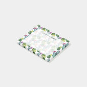 Waterverf Cacti Art Pattern Post-it® Notes (Schuin)