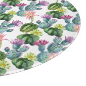Waterverf Cacti Art Pattern Snijplank (Hoek)