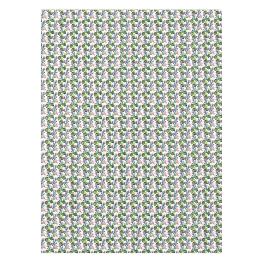 Waterverf Cacti Art Pattern Tafelkleed (Voorkant)