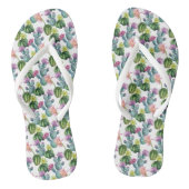 Waterverf Cacti Art Pattern Teenslippers (Voetbed)