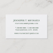 Waterverf Cacti Art Pattern Visitekaartje (Achterkant)