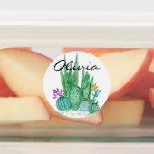 waterverf cacti , cacti , waterverf , persoonlijk labels (Aangebracht)