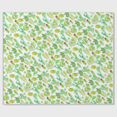 Waterverf Cacti Cadeaupapier (Vlak)