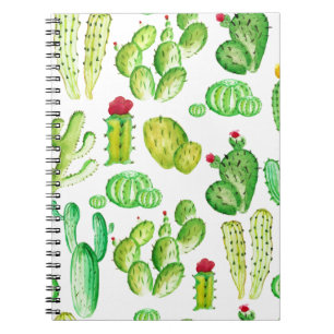 Waterverf Cacti Notitieboek