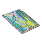 Waterverf Cacti Notitieboek (Rechterzijde)