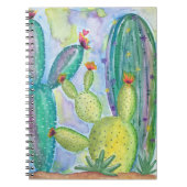 Waterverf Cacti Notitieboek (Voorkant)