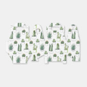 Waterverf Cacti & Succulent Bedankdoosjes (Uitgevouwen)