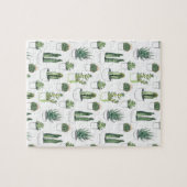 Waterverf Cacti & Succulent Legpuzzel (Horizontaal)