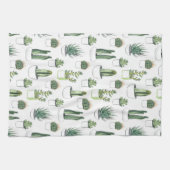 Waterverf Cacti & Succulent Theedoek (Horizontaal)