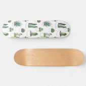 Waterverf Cacti & Succulenten Persoonlijk Skateboard (Horizontaal)