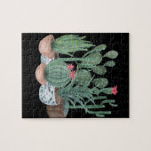 Waterverf cacti's puzzel legpuzzel (Horizontaal)