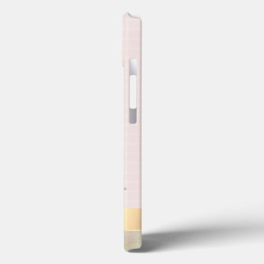 Waterverf Cactus, aanzuinige aanzuigroze strips Case-Mate iPhone Case (Achterkant / Links)