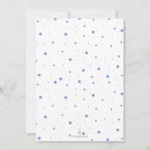 Waterverf Cactus Baby shower Notitiekaartje (Achterkant)