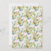 Waterverf Cactus Baby shower Uitnodiging