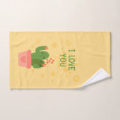 waterverf Cactus Bad Handdoek (Handdoek)