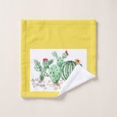 waterverf, cactus bad handdoek (Wasdoekje)