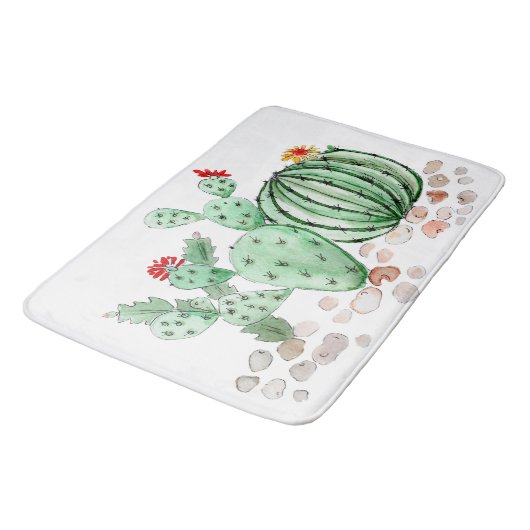 waterverf, cactus badmat (Gekanteld)